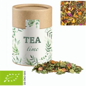 Bio Kräutertee Glücksgefühle, ca. 40g, Kraftpapierdose Midi