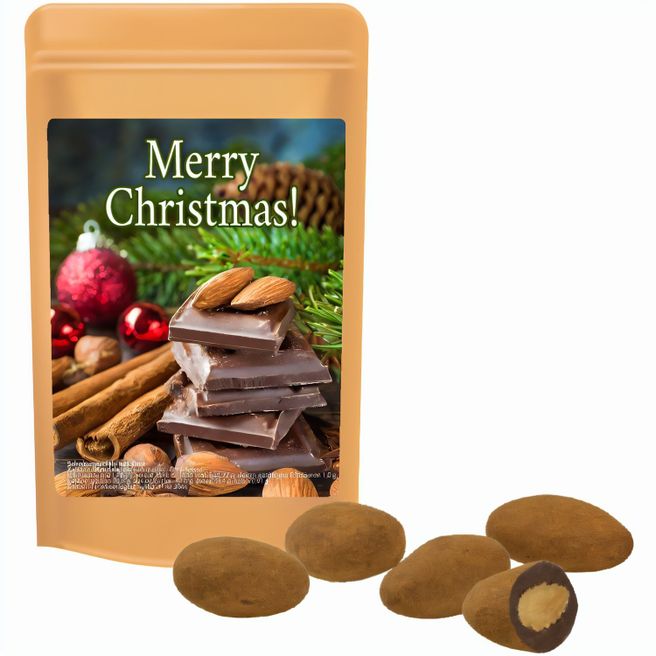 Schokomandeln mit Zimt, ca. 30g, Standbeutel Mini