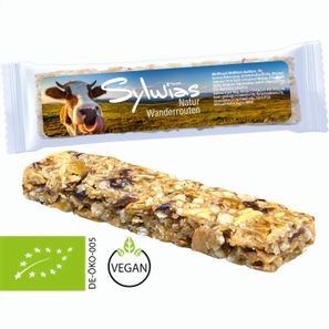 Bio Müsliriegel Multikorn-Aprikose, 30g, Express Flowpack mit Etikett