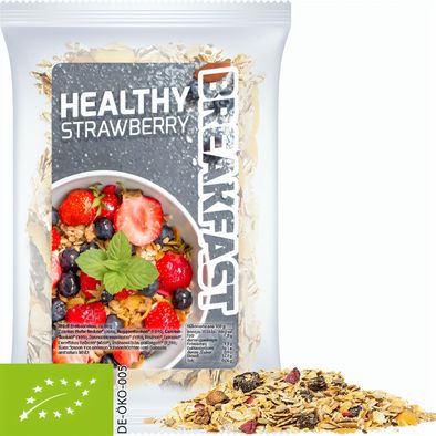 Produktabbildung Bio Müsli Erdbeerchen, ca. 50g, Express Maxi-Tüte mit Etikett Bio Müsli Erdbeerchen, ca. 50g, Express Maxi-Tüte mit Etikett