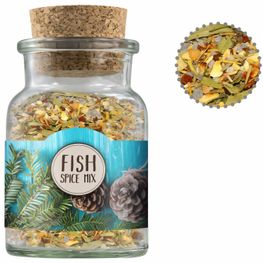 Weihnachts Gewürzmischung Fisch, ca. 60g, Korkenglas