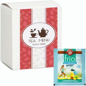 Beuteltee Sport, Apfel-Zitrone + Magnesium (Kalt-Aufguss), 5 Stück, 12,5g, Faltschachtel