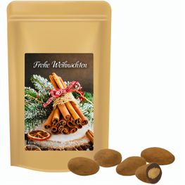 Schokomandeln mit Zimt, ca. 80g, Standbeutel Midi