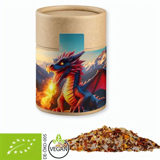 Produktabbildung Bio Gewürzmischung Feuer und Flamme, ca. 75g, Kraftpapierdose Midi Bio Gewürzmischung Feuer und Flamme, ca. 75g, Kraftpapierdose Midi (Bild 1)