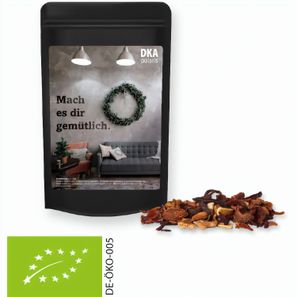 Bio Glühweingewürz fein, ca. 20g, Standbeutel Mini schwarz