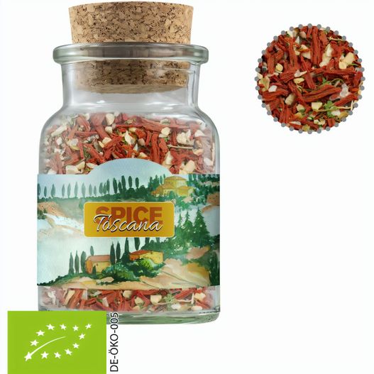 Bio Gewürzmischung Toskanische Bruchetta, ca. 50g, Korkenglas (Bild 1)