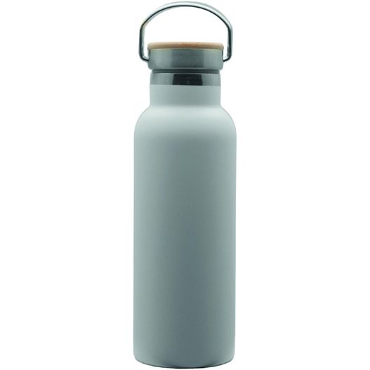 Doppelwandige Flasche 'Arima', Bambusdeckel, 500ml (Bild 1)
