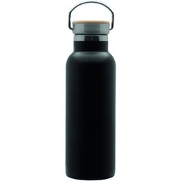 Doppelwandige Flasche 'Arima', Bambusdeckel, 500ml