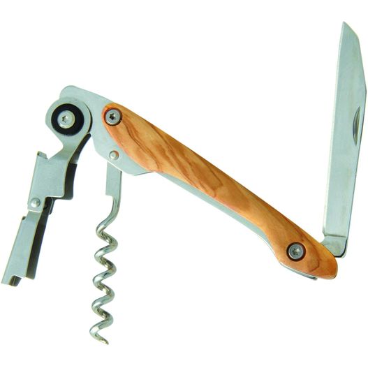 Produktabbildung Kellnermesser 'Ottawa', Doppelhebel, Olivenholz Kellnermesser 'Ottawa', Doppelhebel, Olivenholz (Bild 1)