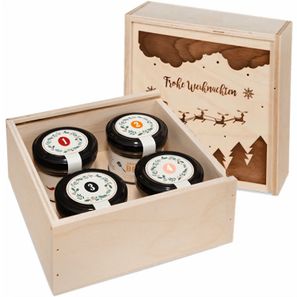 Adventskalender mit 4 Weihnachts-Spezialitäten