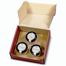 Geschenkkarton mit 3 Weihnachts-Spezialitäten im Glas