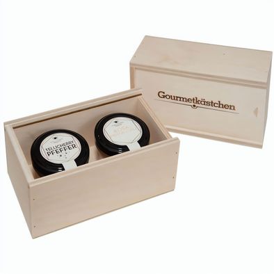 Produktabbildung Gourmetkästchen mit 2 Gourmet Gewürzen im Glas Gourmetkästchen mit 2 Gourmet Gewürzen im Glas