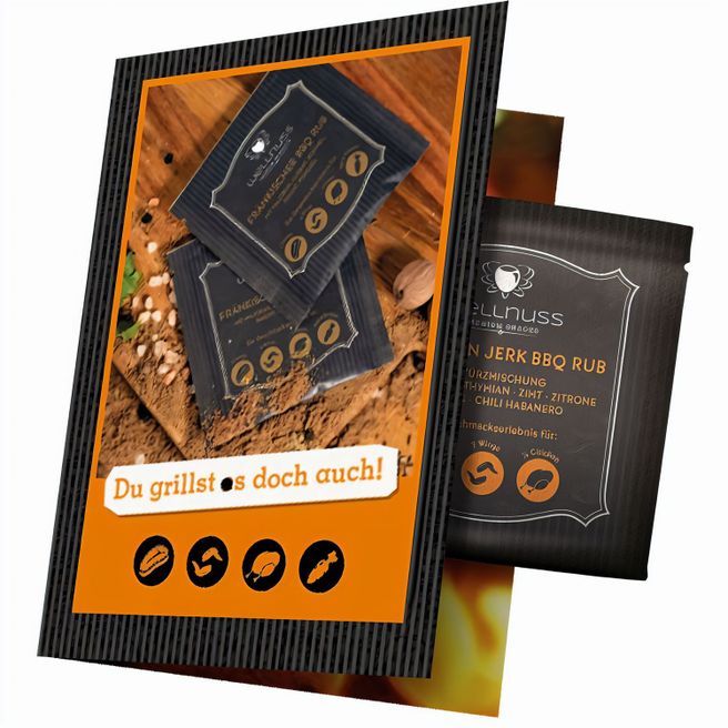 Portionsbeutel Gewürzmischung (10g) in der Klappkarte