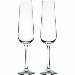 Vanilla Season PAPUA Champagner 2er Set Champagner Gläser mit Platzhalter-Kartonage