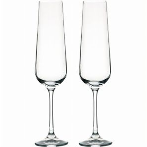 Vanilla Season PAPUA Champagner 2er Set Champagner Gläser mit Platzhalter-Kartonage