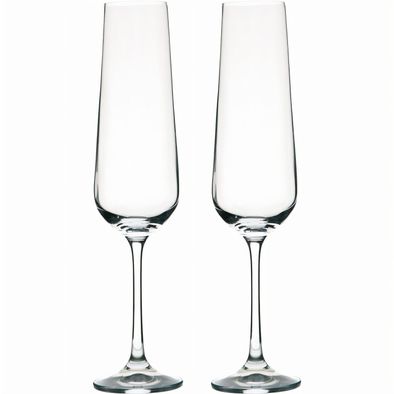 Vanilla Season PAPUA Champagner 2er Set Champagner Gläser mit Platzhalter-Kartonage