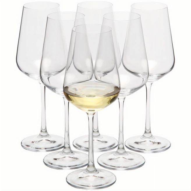Produktabbildung Vanilla Season MORETON 6er Set 6er Set Bohemia Crystal Weißweingläser Vanilla Season MORETON 6er Set 6er Set Bohemia Crystal Weißweingläser