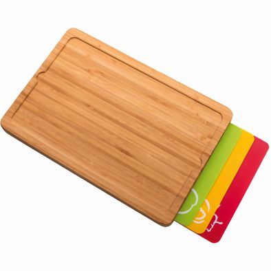 Vanilla Season IBARAKI 4tlg. Schneidebrettset Bambus/Kunststoff