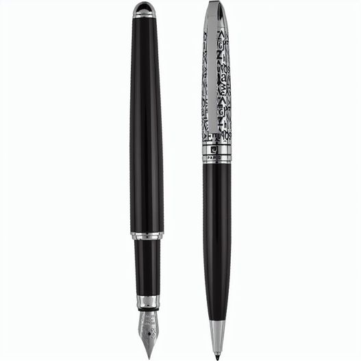 Produktabbildung Pierre Cardin JACQUES Set aus Drehkugelschreiber und Füllfederhalter Pierre Cardin JACQUES Set aus Drehkugelschreiber und Füllfederhalter (Bild 1)