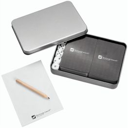 Schwarzwolf outdoor MURRAY Reiseset aus Spielkarten, Würfeln und Notizblock mit Stift