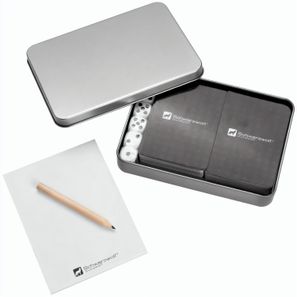 Schwarzwolf outdoor MURRAY Reiseset aus Spielkarten, Würfeln und Notizblock mit Stift