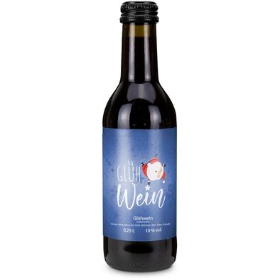 Produktabbildung Glühwein - Flasche olivgrün, 0,25 l Glühwein - Flasche olivgrün, 0,25 l