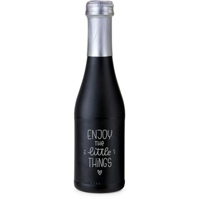 Promo Secco Piccolo - Fl. schwarz matt - Kapsel silber, 0,2 l