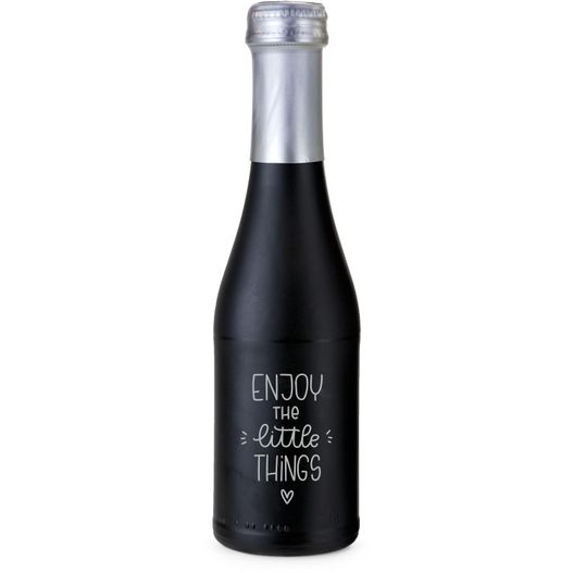 Produktabbildung Promo Secco Piccolo - Fl. schwarz matt - Kapsel silber, 0,2 l Promo Secco Piccolo - Fl. schwarz matt - Kapsel silber, 0,2 l (Bild 1)