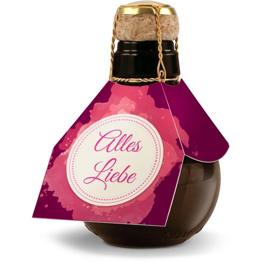 Produktabbildung Kleinste Sektflasche der Welt Alles Liebe, 125 ml Kleinste Sektflasche der Welt Alles Liebe, 125 ml (Bild 1)