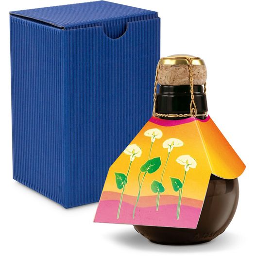 Produktabbildung Origineller Sekt Calla - Karton Blau, 125 ml Origineller Sekt Calla - Karton Blau, 125 ml (Bild 1)