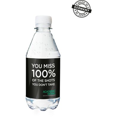 330 ml PromoWater - Mineralwasser - Folien-Etikett
