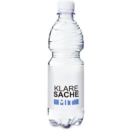 500 ml PromoWater - Mineralwasser, still - Eco Papier-Etikett