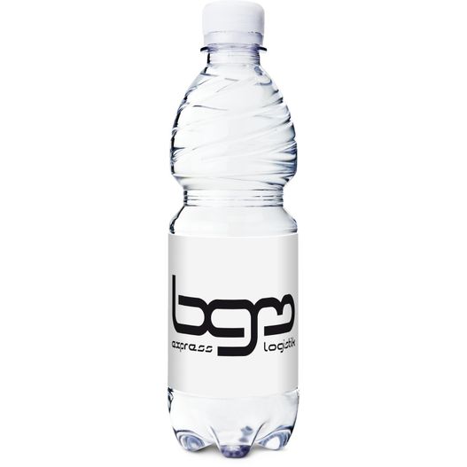 Produktabbildung 500 ml PromoWater - Mineralwasser, still - Papier-Etikett 500 ml PromoWater - Mineralwasser, still - Papier-Etikett (Bild 1)