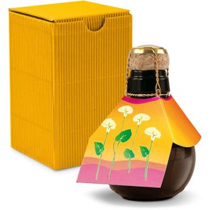 Origineller Sekt Calla - Karton Gelb, 125 ml