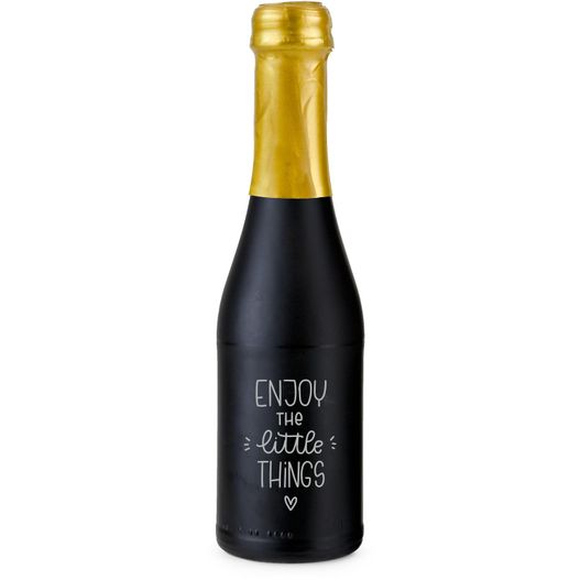 Produktabbildung Promo Secco Piccolo - Fl. schwarz matt - Kapsel gold, 0,2 l Promo Secco Piccolo - Fl. schwarz matt - Kapsel gold, 0,2 l (Bild 1)