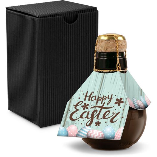 Produktabbildung Origineller Sekt Happy Easter - Karton Schwarz, 125 ml Origineller Sekt Happy Easter - Karton Schwarz, 125 ml (Bild 1)
