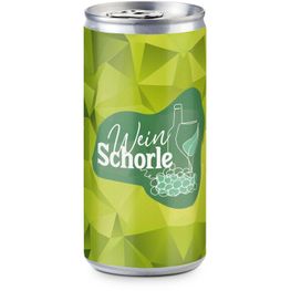 Weinschorle weiss - Eco Papier-Etikett, 200 ml
