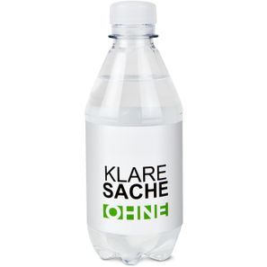 330 ml PromoWater - Mineralwasser, still - Papier-Etikett