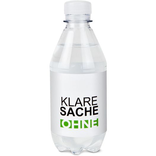 330 ml PromoWater - Mineralwasser, still - Papier-Etikett (Bild 1)