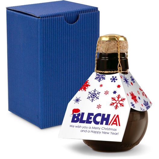Produktabbildung Origineller Sekt Eigendesign - Karton Blau, 125 ml Origineller Sekt Eigendesign - Karton Blau, 125 ml (Bild 1)