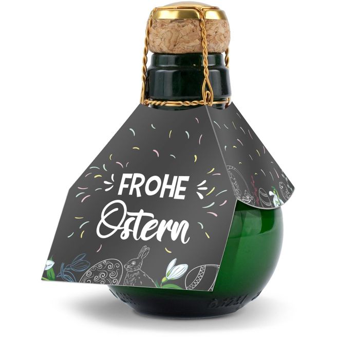 Kleinste Sektflasche der Welt Frohe Ostern, 125 ml