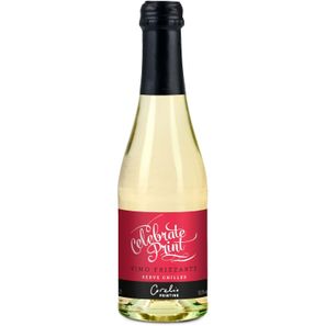 Promo Secco Piccolo - Flasche klar - Kapsel schwarz, 0,2 l