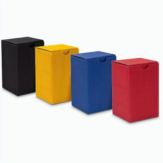 Origineller Sekt Eigendesign - Karton Gelb, 125 ml (Bild 1)