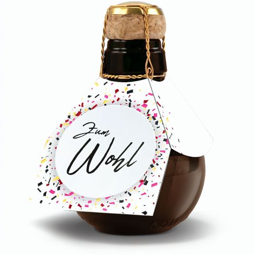 Produktabbildung Promo Secco Piccolo - Fl. schwarz matt - Kapsel rot, 0,2 l Promo Secco Piccolo - Fl. schwarz matt - Kapsel rot, 0,2 l (Bild 1)