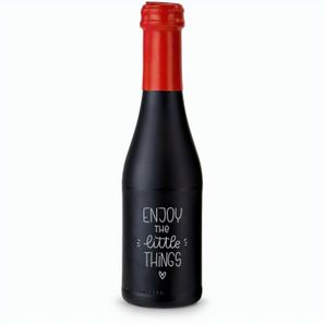 Sekt Cuvée - Flasche klar - Kapselfarbe Schwarz, 0,75 l