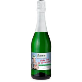 Sekt Cuvée - Flasche grün - Kapselfarbe Weiß, 0,75 l