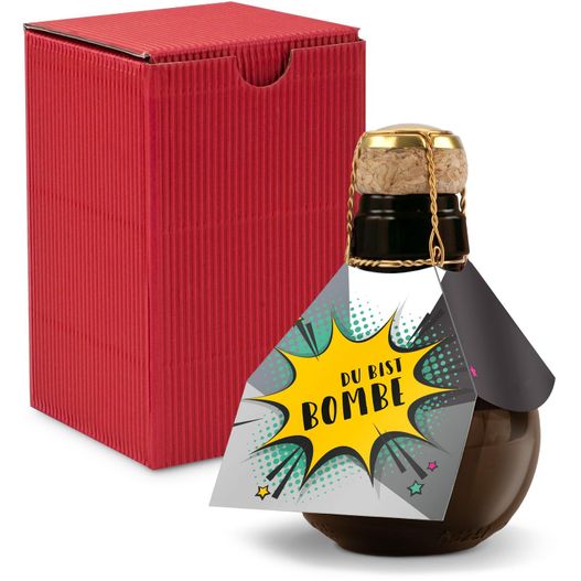Produktabbildung Origineller Sekt Du bist Bombe- Karton Rot, 125 ml Origineller Sekt Du bist Bombe- Karton Rot, 125 ml (Bild 1)