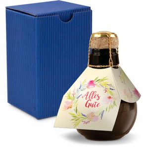 Origineller Sekt Alles Gute - Karton Blau, 125 ml
