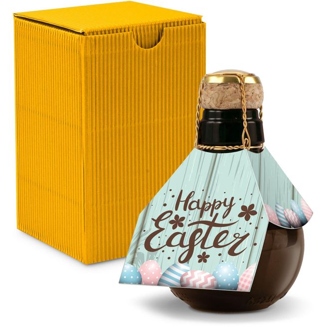 Produktabbildung Origineller Sekt Happy Easter - Karton Gelb, 125 ml Origineller Sekt Happy Easter - Karton Gelb, 125 ml