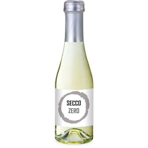 Secco ZERO, alkoholfrei - Flasche klar - Kapsel silber, 0,2 l